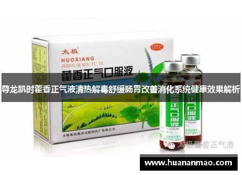 尊龙凯时藿香正气液清热解毒舒缓肠胃改善消化系统健康效果解析 尊龙凯时藿香正气液清热解毒舒缓肠胃改善消化系统健康效果解析